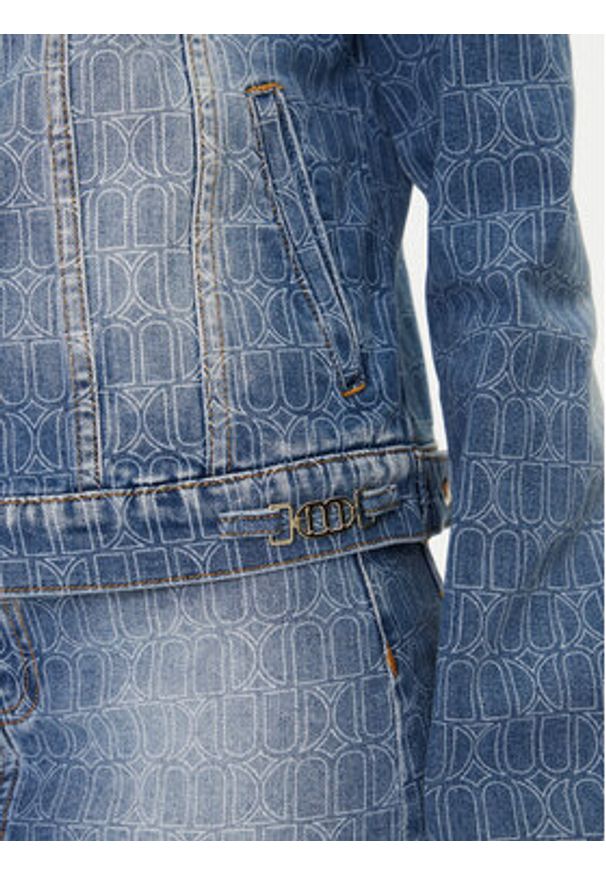 MET Kurtka jeansowa M10 125GCB Niebieski Regular Fit. Kolor: niebieski. Materiał: bawełna