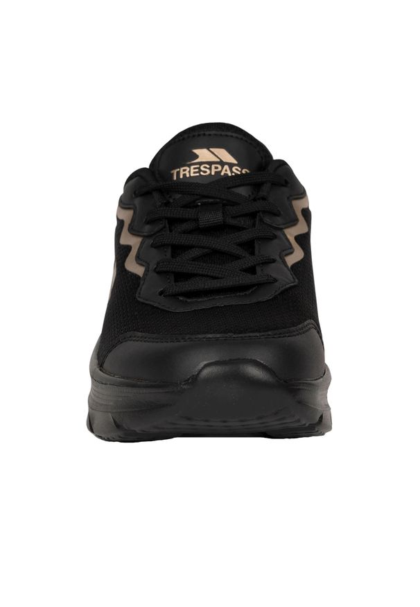 TRESPASS - Trampki Damskie Sportowe Ave. Okazja: na spacer. Kolor: czarny. Sport: turystyka piesza