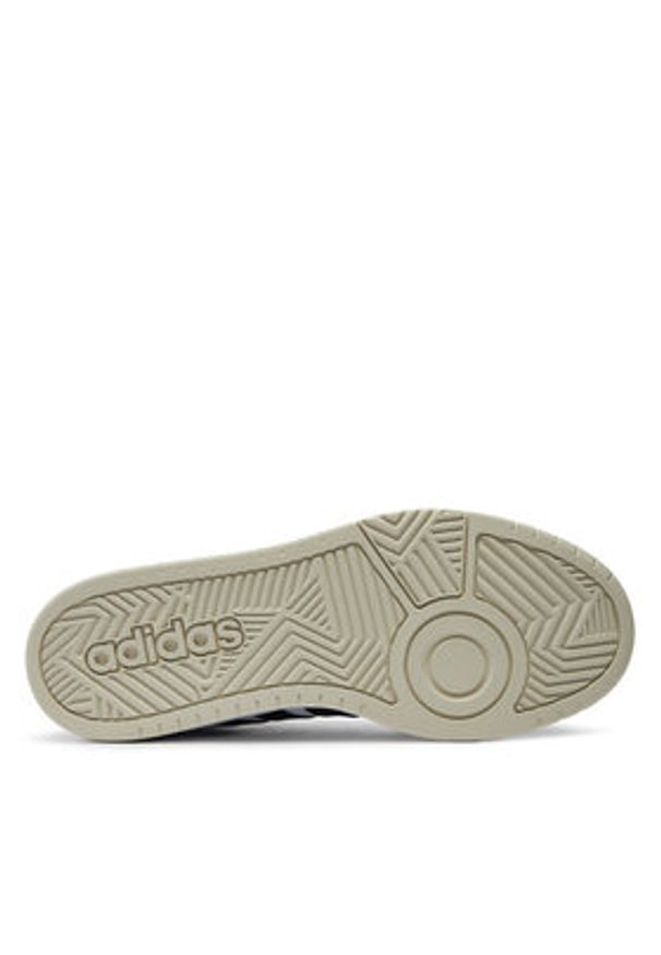 Adidas - adidas Sneakersy Hoops 3.0 Mid IH0157 Szary. Kolor: szary. Materiał: skóra