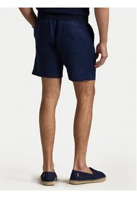 Polo Ralph Lauren Szorty materiałowe 710958586003 Granatowy Classic Fit. Kolor: niebieski. Materiał: len #4