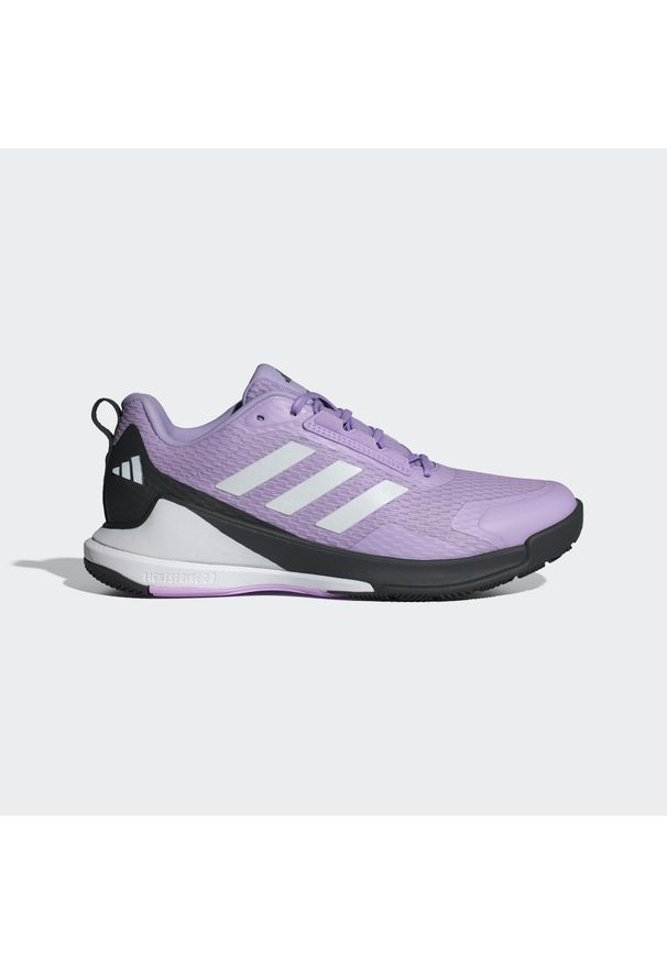 Adidas - Buty Novaflight 2 Indoor. Kolor: czarny, różowy, biały, wielokolorowy. Materiał: materiał. Sport: siatkówka