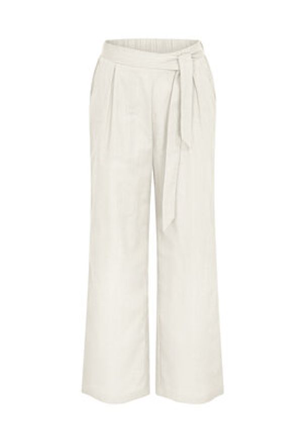 Triumph Spodnie materiałowe Summer 10222571 Écru Relaxed Fit. Kolor: kremowy. Materiał: bawełna