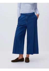 Reserved - Jeansy culotte - niebieski. Kolor: niebieski #1