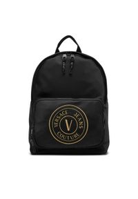 Versace Jeans Couture Plecak 75YA4B40 Czarny. Kolor: czarny. Materiał: materiał