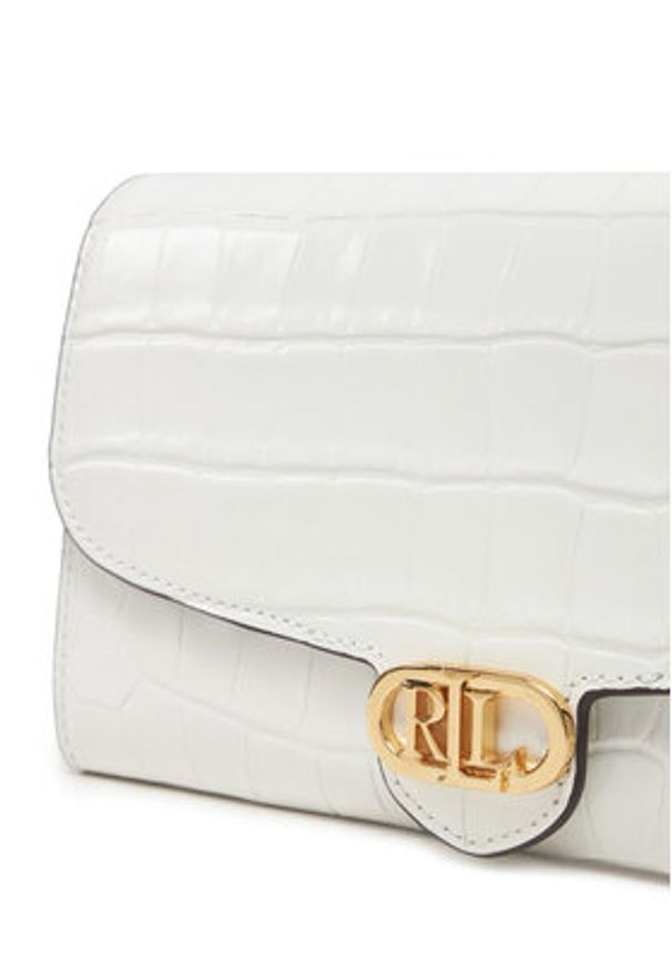 Lauren Ralph Lauren - LAUREN RALPH LAUREN Torebka 432964156002 Biały. Kolor: biały. Materiał: skórzane