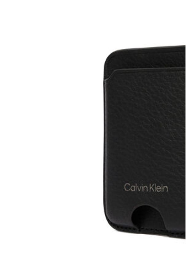 Calvin Klein Nerka LV04D1162G Czarny. Kolor: czarny. Materiał: skóra