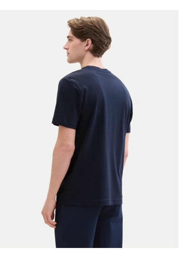 Tom Tailor T-Shirt 1037735 Granatowy Regular Fit. Kolor: niebieski. Materiał: bawełna
