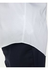Calvin Klein Koszula K10K113536 Biały Slim Fit. Kolor: biały. Materiał: bawełna #4