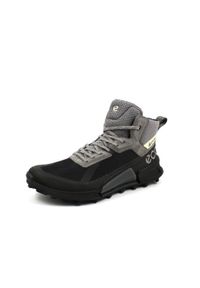 ecco - Buty trekkingowe damskie Ecco Biom 2.1 Mountain Mid Gtx. Wysokość cholewki: za kostkę. Zapięcie: sznurówki. Kolor: szary. Materiał: materiał, syntetyk, tkanina, skóra. Szerokość cholewki: normalna. Styl: sportowy
