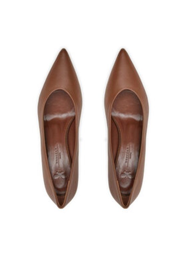 Weekend Max Mara Czółenka Renza 24255260346 Brązowy. Kolor: brązowy. Materiał: skóra