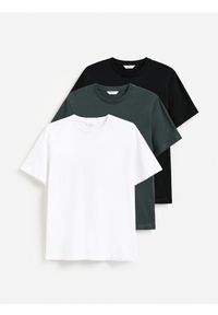 Reserved - T-shirt regular 3 pack - wielobarwny. Materiał: bawełna, dzianina #1