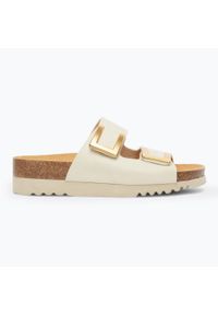 Klapki damskie Scholl Monterey 2 Straps Ad Med. Kolor: beżowy