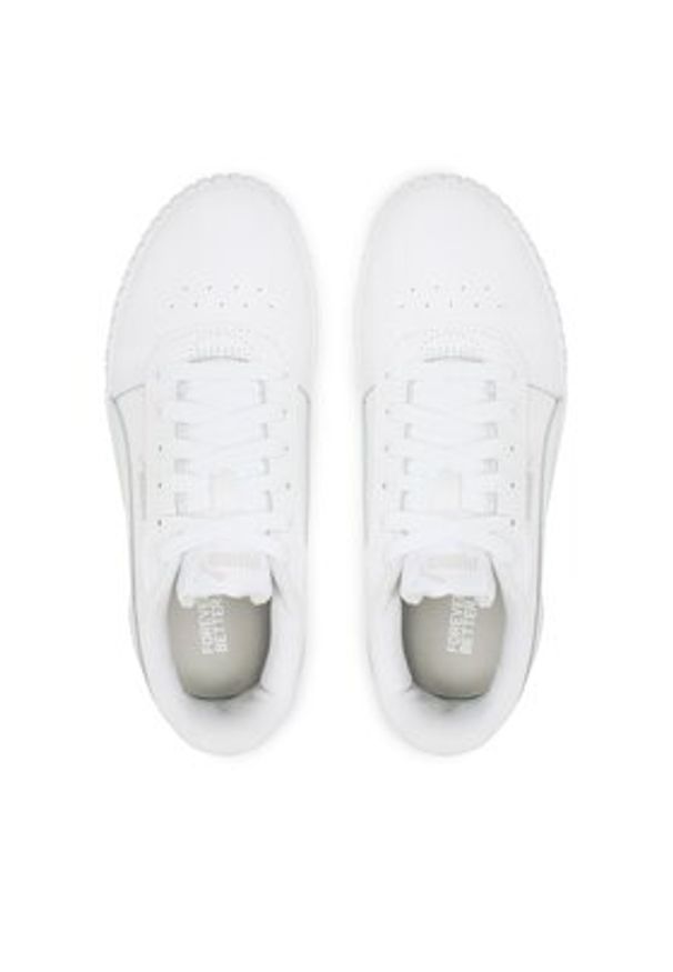 Puma Sneakersy Carina 2.0 385849 02 Biały. Kolor: biały. Materiał: skóra