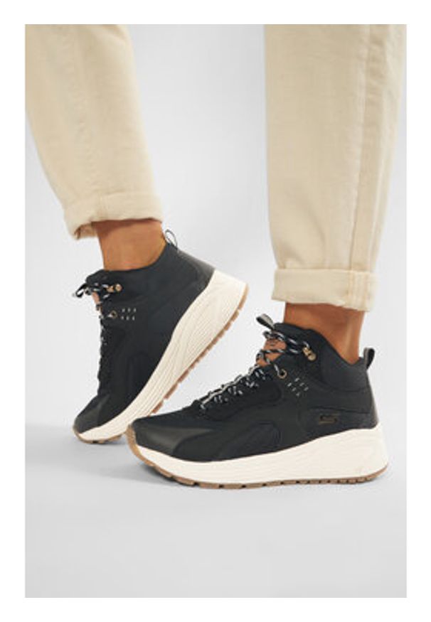 skechers - Skechers Sneakersy Mt. Goddess 117053/BLK Czarny. Kolor: czarny. Materiał: materiał