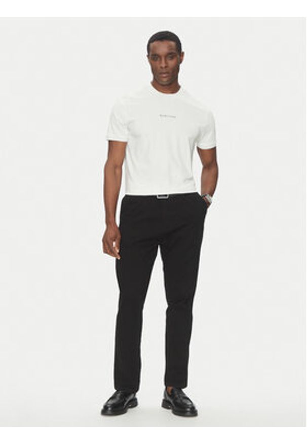 Marciano Guess T-Shirt 5GHI08 6323A Biały Regular Fit. Kolor: biały. Materiał: lyocell