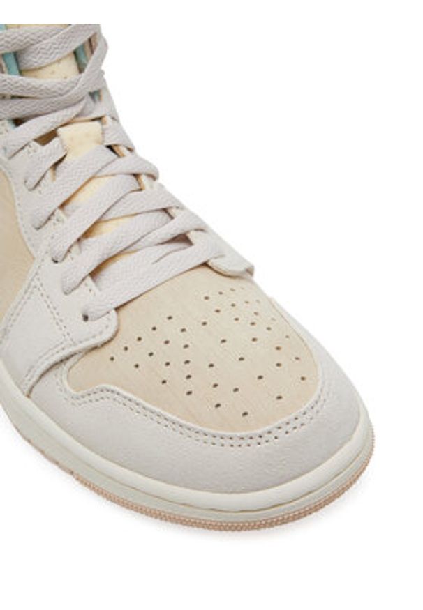 Nike Sneakersy Air Jordan 1 Zm Air Cmft 2 DV1305 Écru. Materiał: skóra, zamsz. Model: Nike Air Jordan