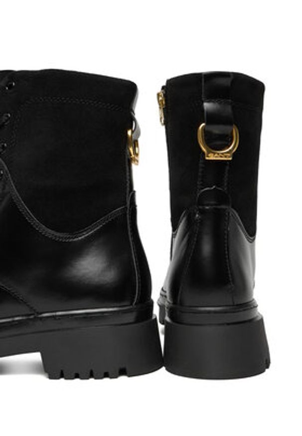 GANT - Gant Trapery 31541156 Czarny. Kolor: czarny. Materiał: skóra