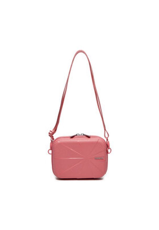 AMERICAN TOURISTER - American Tourister Kuferek Starvibe 152544-A039-1CNU Koralowy. Kolor: pomarańczowy