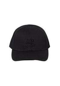 C.P. Company - C.P. COMPANY Czarna męska czapka z daszkiem. Kolor: czarny #5
