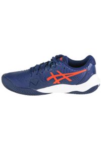 Asics - Buty do tenisa męskie, ASICS Gel-Challenger 14 Clay. Zapięcie: sznurówki. Kolor: czerwony, wielokolorowy, niebieski. Materiał: materiał. Szerokość cholewki: normalna. Sport: tenis