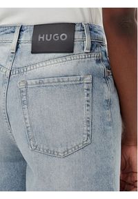 Hugo - HUGO Szorty jeansowe Gelita 50538863 Niebieski Relaxed Fit. Kolor: niebieski. Materiał: bawełna #5