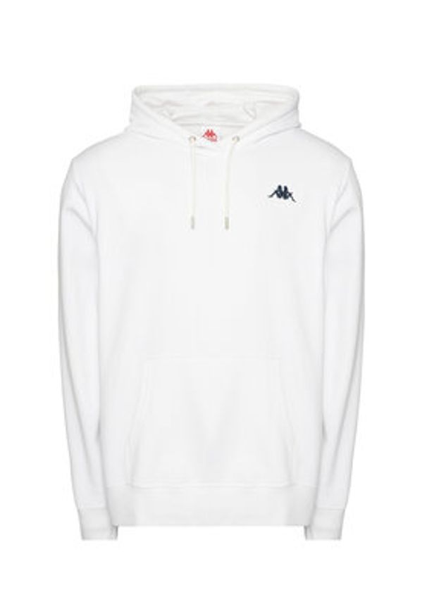 Kappa Bluza 707390 Biały Regular Fit. Kolor: biały. Materiał: bawełna