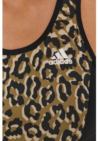 Adidas - adidas Biustonosz sportowy GL3827 wzorzysty. Materiał: materiał. Rodzaj stanika: odpinane ramiączka #3