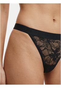 TOMMY HILFIGER - Tommy Hilfiger Stringi UW0UW06267 Czarny. Kolor: czarny. Materiał: syntetyk #3