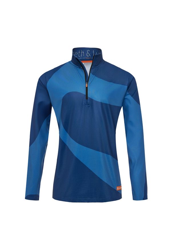 GARETH & LUCAS - Bluza narciarska Męska Gareth & Lucas The One Hundred and Six. Kolor: niebieski. Materiał: poliester, elastan. Sezon: zima. Sport: narciarstwo