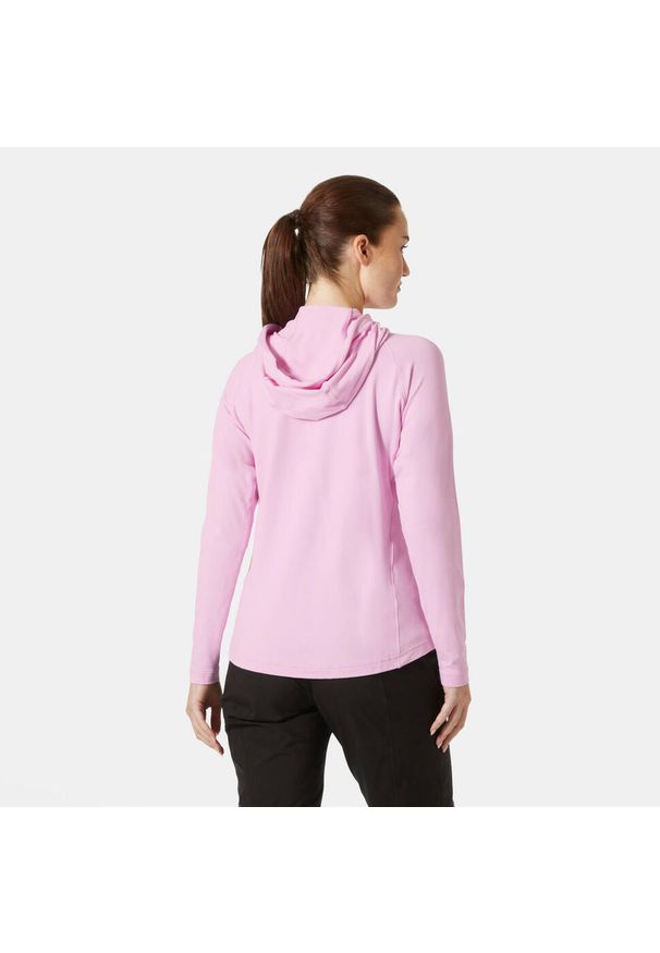 Bluza damska z kapturem Helly Hansen Verglas Light. Typ kołnierza: kaptur. Kolor: różowy