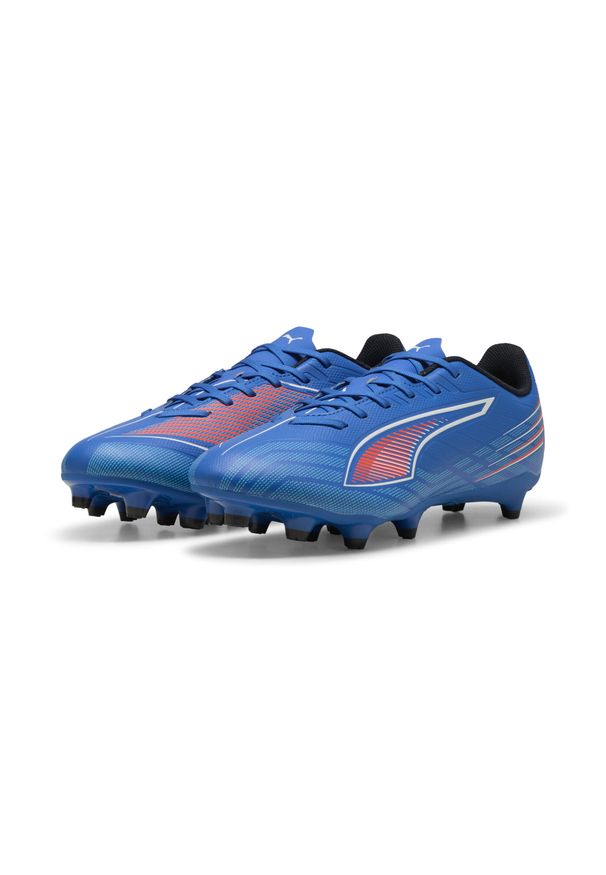 Puma - Buty piłkarskie unisex ULTRA 6 PLAY FG/AG PUMA Ultra Blue White Glowing Red. Kolor: czerwony, niebieski, wielokolorowy, biały. Szerokość cholewki: normalna. Sport: piłka nożna