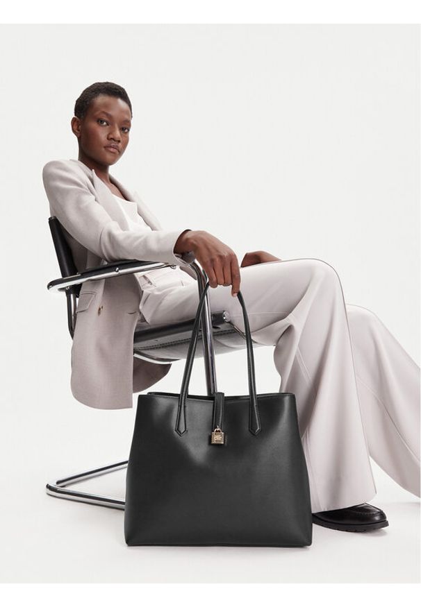 Karl Lagerfeld - KARL LAGERFELD Torebka A3W30150 Czarny. Kolor: czarny. Materiał: skórzane