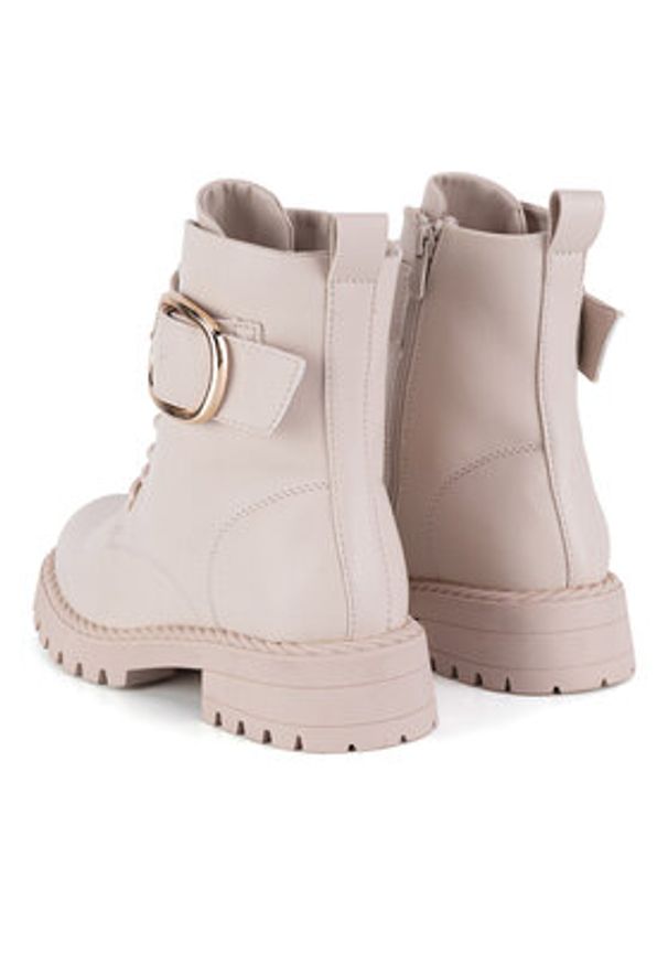 DeeZee Trzewiki WS6116-11 Beżowy. Kolor: beżowy. Materiał: materiał