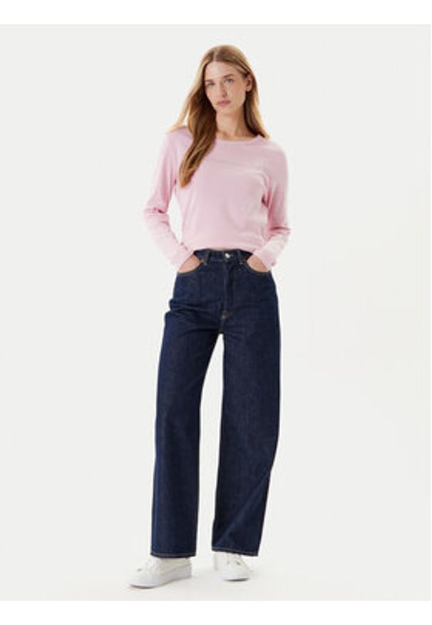 United Colors of Benetton - United Colors Of Benetton Bluzka 3GA2E16G0 Różowy Regular Fit. Kolor: różowy. Materiał: bawełna