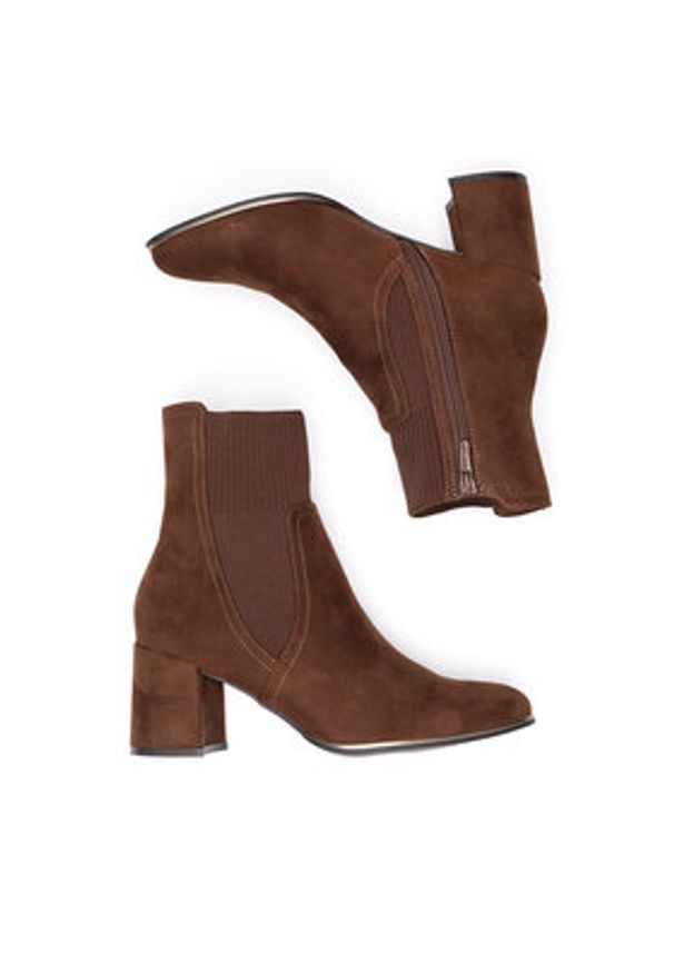 Jenny Fairy Botki WFA3134-1 Brązowy. Kolor: brązowy. Materiał: materiał