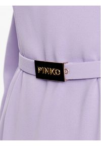 Pinko Sukienka koktajlowa Mendosa 100559 7624 Fioletowy Regular Fit. Kolor: fioletowy. Materiał: syntetyk. Styl: wizytowy