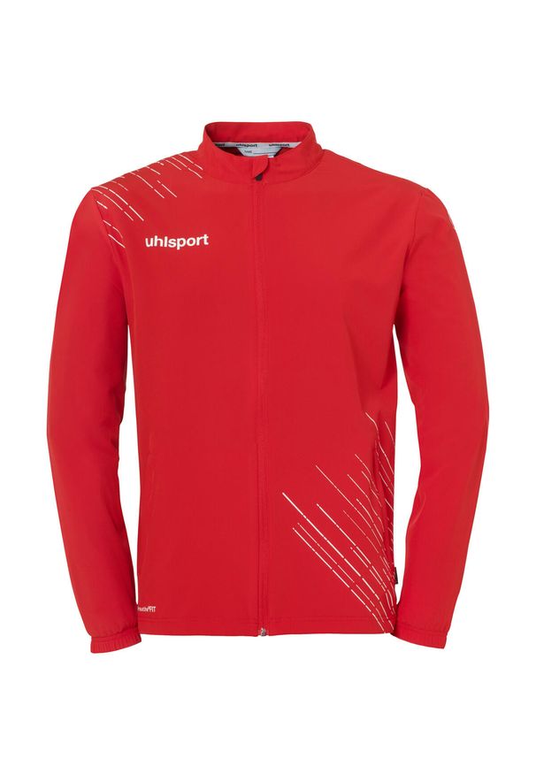UHLSPORT - Kurtka z dresu Uhlsport Score 26 Evo. Kolor: wielokolorowy, biały, czerwony. Materiał: dresówka. Wzór: nadruk. Sport: piłka nożna