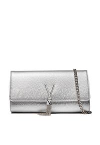 VALENTINO - Valentino Torebka Divina VBS1R401G Srebrny. Kolor: srebrny. Materiał: skórzane