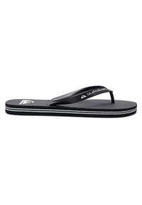 Japonki plażowe męskie Quiksilver Molokai Core. Okazja: na plażę. Kolor: brązowy, zielony, wielokolorowy. Materiał: guma, syntetyk. Styl: sportowy