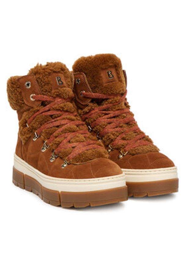 Bogner Trzewiki Vaduz S 5 A 22546423 Brązowy. Kolor: brązowy. Materiał: zamsz, skóra