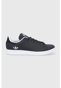 adidas Originals Buty Stan Smith kolor czarny. Nosek buta: okrągły. Zapięcie: sznurówki. Kolor: czarny. Materiał: materiał, guma. Model: Adidas Stan Smith #1