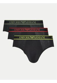 Emporio Armani Underwear Komplet 3 par slipów 111734 4F717 21320 Czarny. Kolor: czarny. Materiał: bawełna