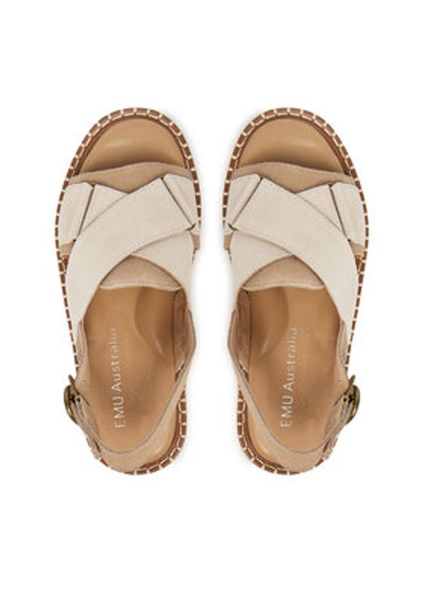 EMU Australia Sandały Morna W13284 Biały. Kolor: biały. Materiał: materiał