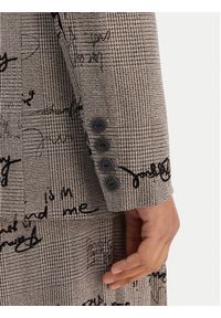 Desigual Marynarka 26SWEW03 Brązowy Regular Fit. Kolor: brązowy. Materiał: syntetyk, wiskoza #3