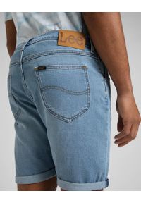 Lee - LEE RIDER SHORT MĘSKIE SZORTY JEANSOWE DK VISUAL CODY L73FMGUC. Materiał: jeans #5