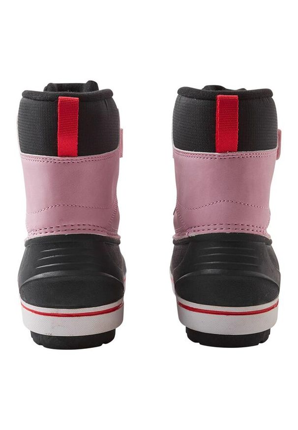 Buty zimowe dla dziecka na rzepy Reima Coconi. Zapięcie: rzepy. Kolor: różowy. Sezon: zima