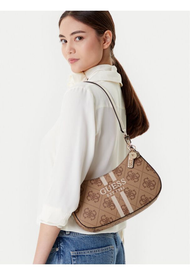 Guess Torebka HWOS96 72180 Beżowy. Kolor: beżowy. Materiał: skórzane