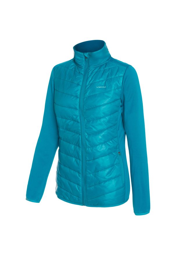 Kurtka trekkingowa damska Viking Becky Pro Primaloft. Kolor: wielokolorowy, turkusowy, niebieski. Technologia: Primaloft