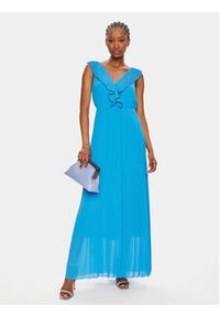 Marc Aurel Sukienka letnia 6954 1021 93307 Niebieski Regular Fit. Kolor: niebieski. Materiał: syntetyk. Sezon: lato #9