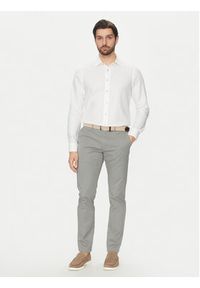 Michael Kors Koszula MK0DS01556 Biały Slim Fit. Kolor: biały. Materiał: bawełna